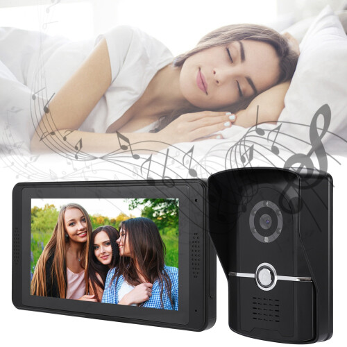7inch Wired Photo Shooting Touch Screen Video Intercom Doorbell 1
