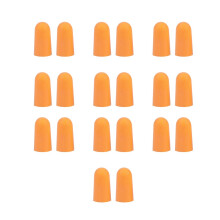 10 Pcs Anti Noise Bullet Earplugs Soundproof Without Lines