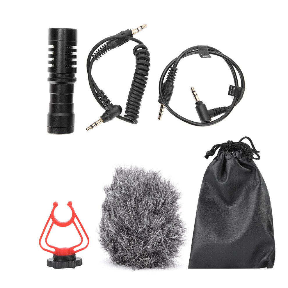 Condenser Cardioid Microphone Recording Interview Mobile Live Mic Dslr 643505151978