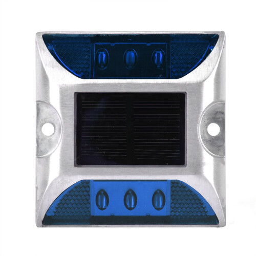 6 LED Solar Bodenmarkierungsleuchten 1