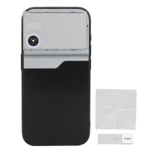 400X Phone Microscope for iPhone 15 Pro LED Light Mini Pocket