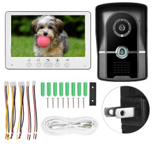 7in TFT LCD Wired Door Phone Intercom IR Night Vision