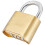 4-Digit Rust Proof Brass Password Lock Combination Padlock Warehouse 4