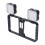 Smartphone Video Rig Cage 1/4 3/8in Thread Fill Light Windproof Mic 5