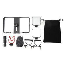 Camera Cage Live Kit Noise Reduction Fill Light Windproof Cover