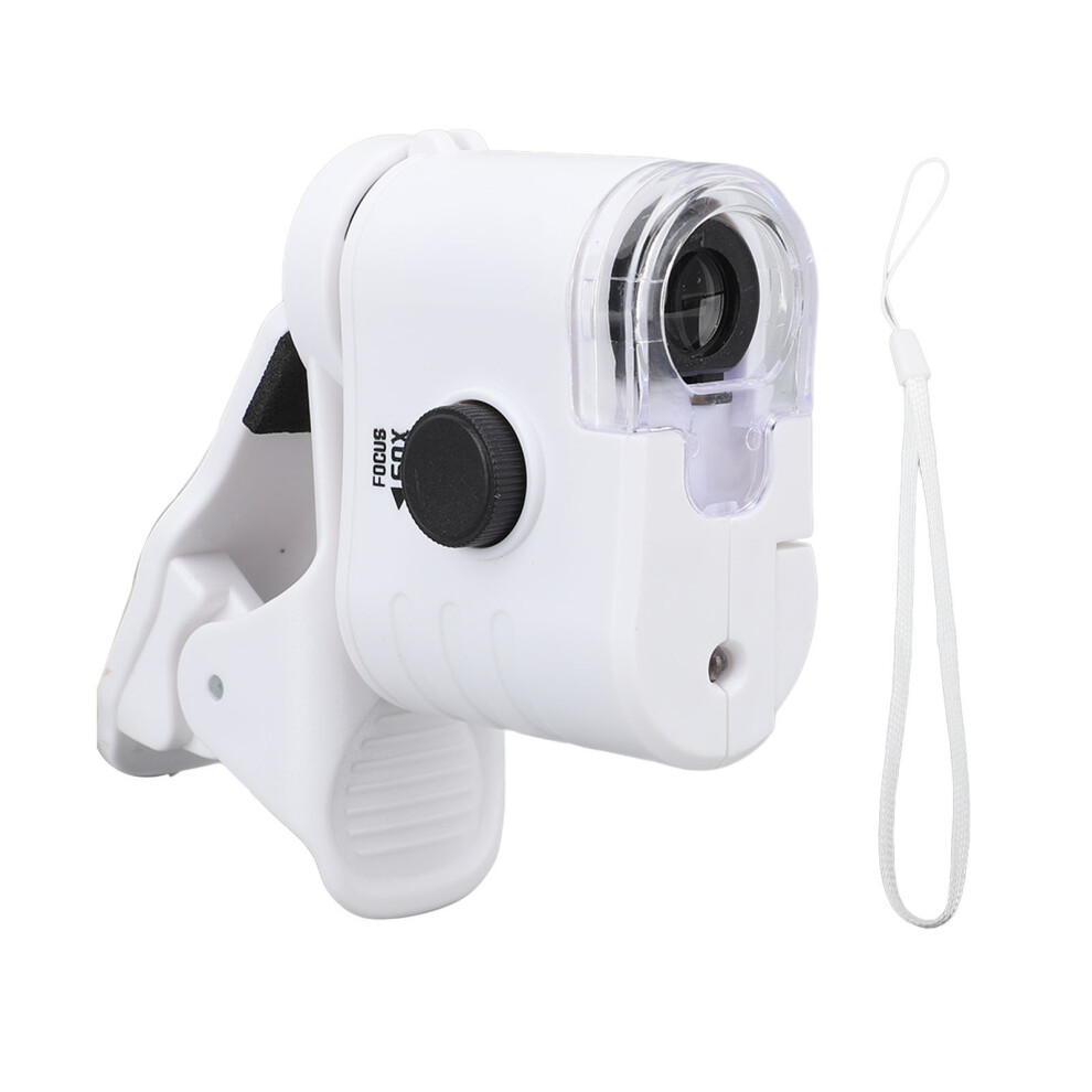 Mini Phone Microscope 60X Zoom Led Uv Clip For Currency 643505102345