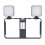Smartphone Video Rig Cage 1/4 3/8in Thread Fill Light Windproof Mic 3