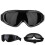 Schutzbrille mit Spritz- & Sandschutz, schwarze Linse 3