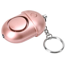 130db Personal Alarm Keychain Anti Rape Siren with LED