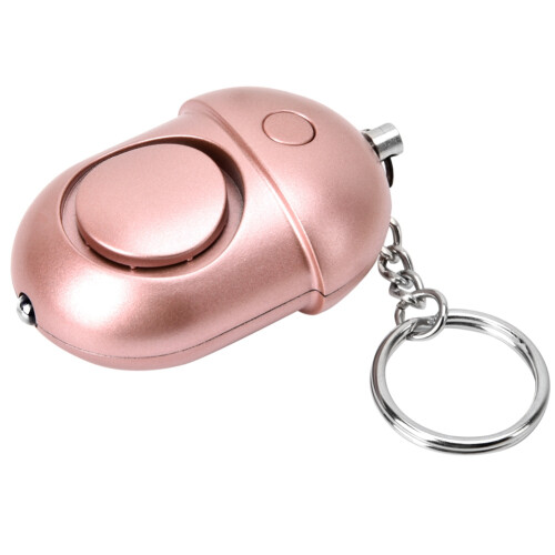 130db Personal Alarm Keychain Anti Rape Siren with LED