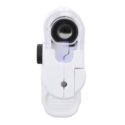 Mini Phone Microscope 60X Zoom LED UV Clip for Currency 1