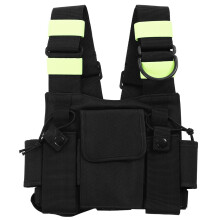 Universal Walkie Talkie Vest Chest Bag Nylon Hands Free Interphone Bag