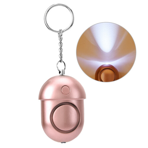 130db Personal Alarm Keychain Anti Rape Siren with LED 2
