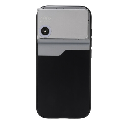 400X Phone Microscope LED Light Aluminum TPU HD for 16 Pro 1