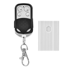 Learning Code Wireless 4-Button Metal Push Cover Remote