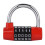 5 Digit Code Lock Padlock U shaped Suitcase Door Combination Lock Red 1