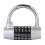 5 Digit Code Lock Padlock U Shaped Suitcase Door Silver 1