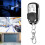 Learning Code Wireless 4-Button Metal Push Cover Remote 5
