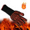 1 Pair Fireproof High Temp Microwave Oven Gloves Flame Retardant 2