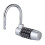 5 Digit Code Lock Padlock U Shaped Suitcase Door Silver 3