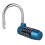 5 Digit Code Lock Padlock U shaped Suitcase Door Combination Lock Blue 3