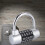 5 Digit Code Lock Padlock U Shaped Suitcase Door Silver 5