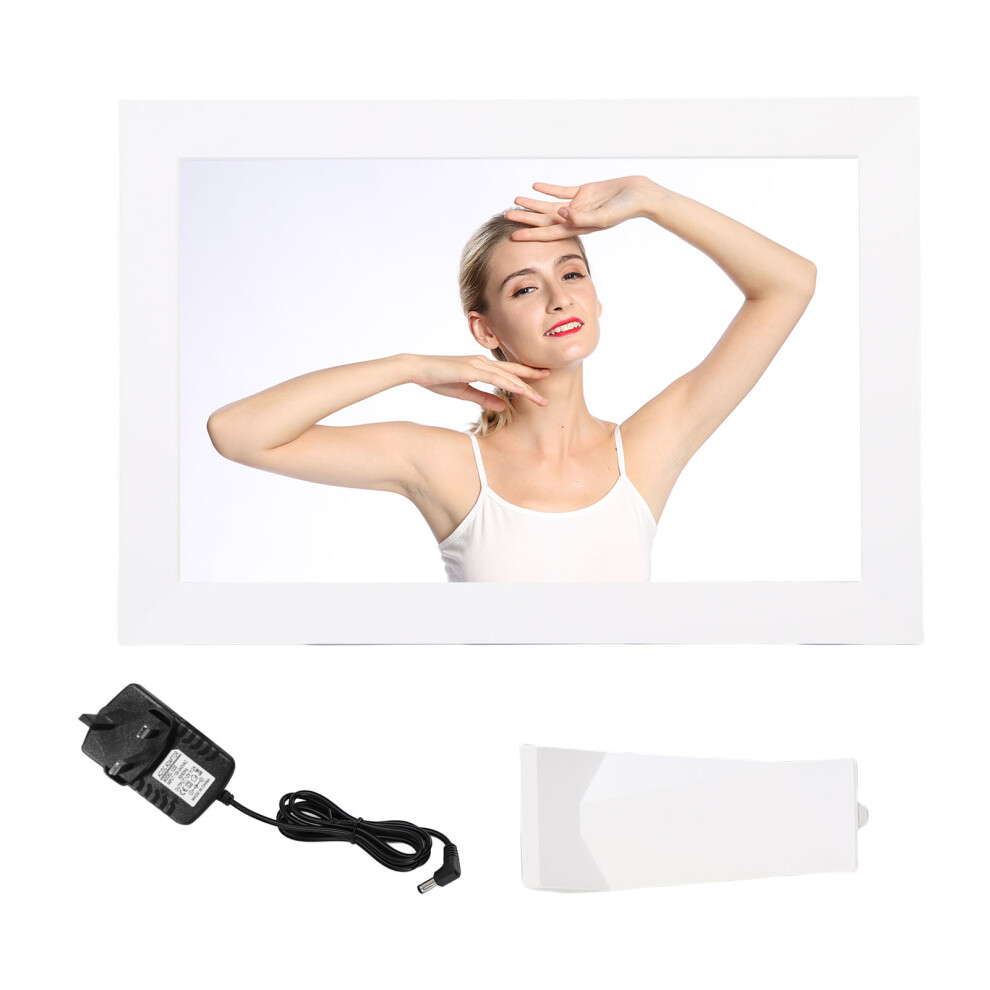 (Uk Plug ) 10.1 Inch Wifi Digital Picture Frame 1Gb 32Gb Touchscreen Smart White 643505175738
