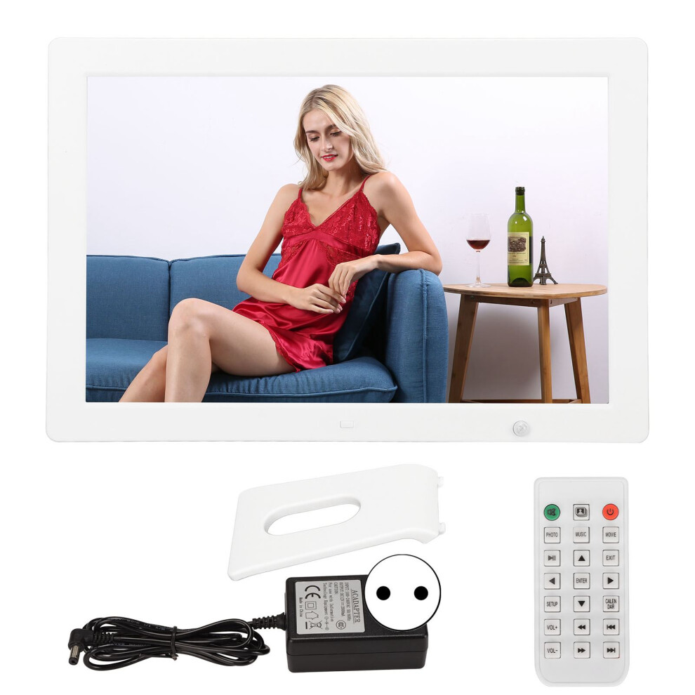 (Eu Plug) 15 Inch Hd Digital Photo Frame Video Music Clock Calendar Us Plug 643505124859