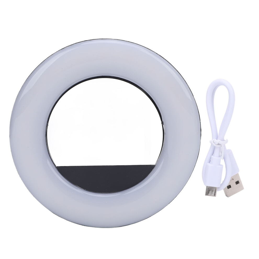 () Rechargeable Clip On Selfie 40Led 3 Modes Phone Photography Black/Light 643505169065
