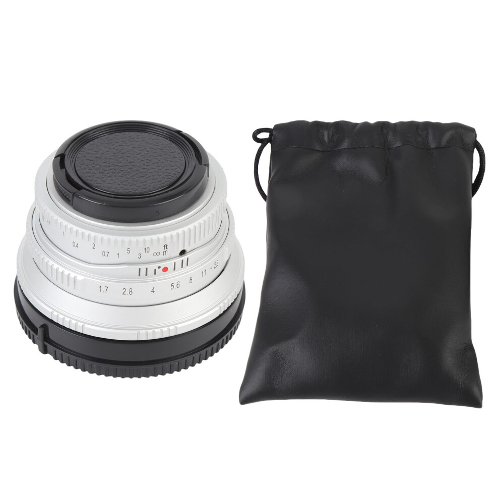 () 25Mm F1.7 Manual Focus Lens G1-G7 M4/3 Mount Silver/Black 643505176001