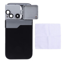 3 in 1 Phone Camera Lens with Case Aluminum TPU Glass