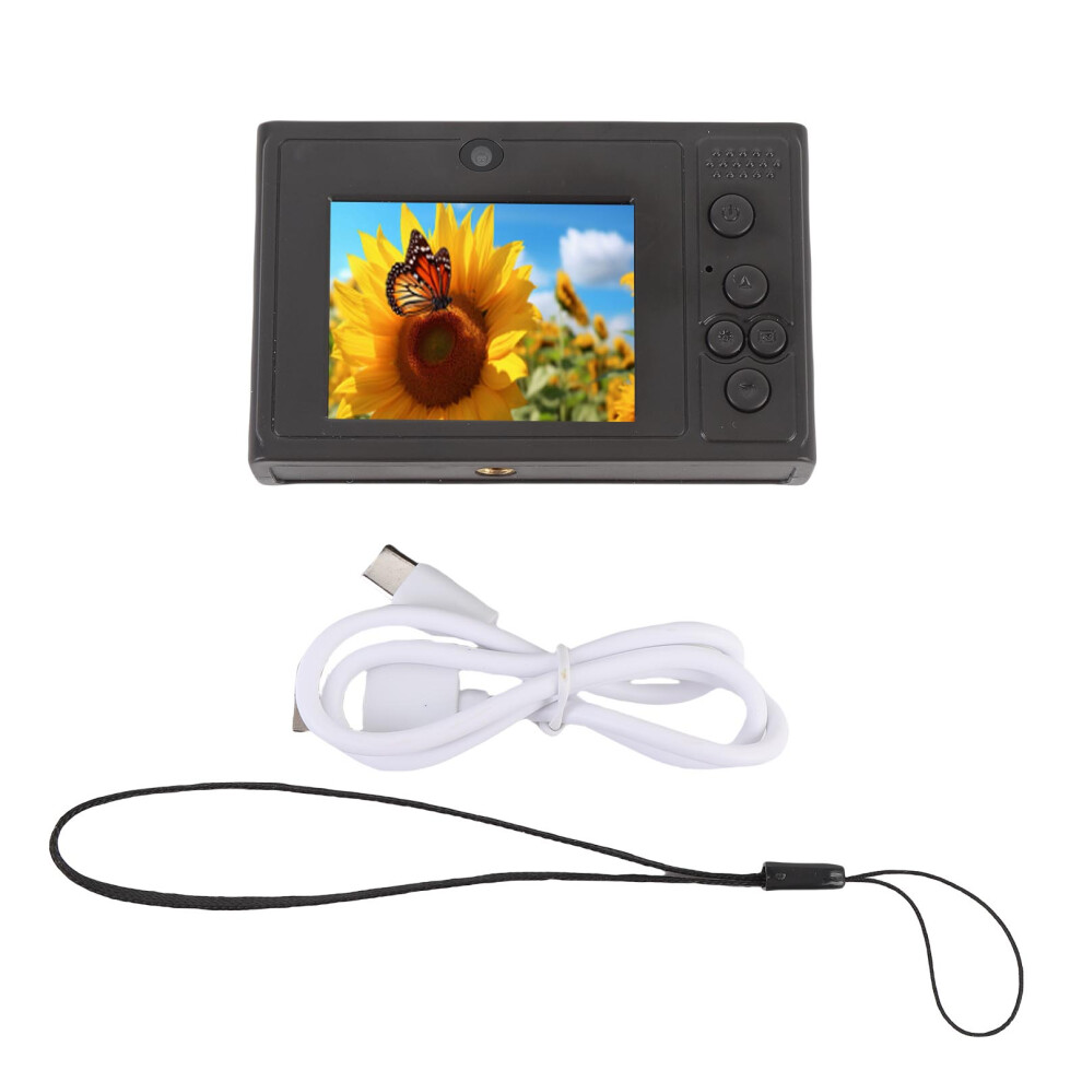 () 48Mp 1080P Multi Zoom Autofocus 2.4 Inch Mirrorless Black/White 643505176131