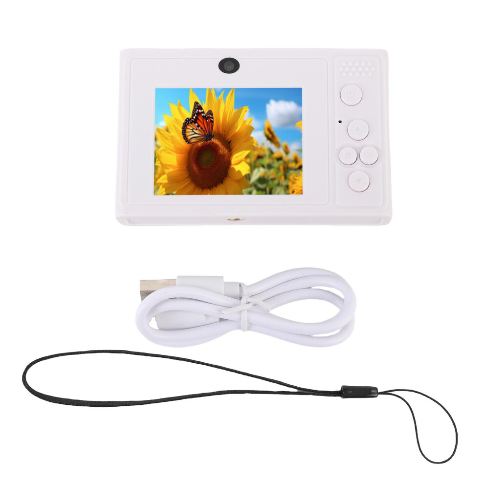 (White) 48Mp 1080P Multi Zoom Autofocus 2.4 Inch Mirrorless White 643505176124