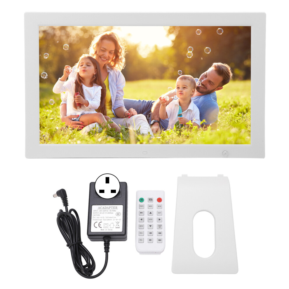 (Uk Plug) 18.5In Hd Digital Photo Frame Smart Sensor Slideshow Music Uk Plug 643505125481
