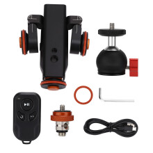YELANGU L4XBC Mini Motorized Electric Track Slider Dolly for Camera
