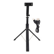 Selfie Stick 2 Lights Bluetooth Remote 360 Rotate Extendable for Live