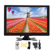 (UK Plug) 10.1 Inch 1280x800 HD Touch Screen Monitor with Speaker VGA AV UK Plug