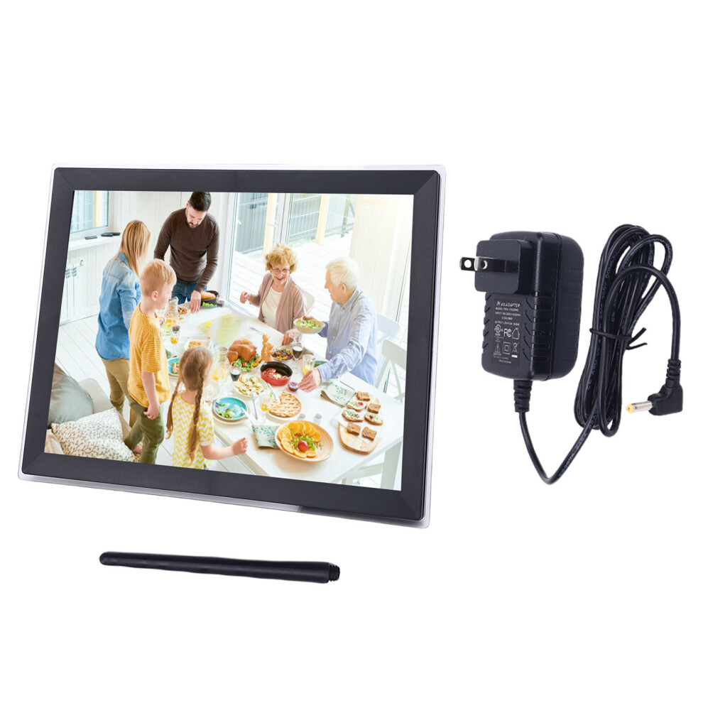 (Us Plug) 15 Inch Wifi Digital Frame 32Gb Hd Touchscreen Auto Rotate Au Plug 643505177671