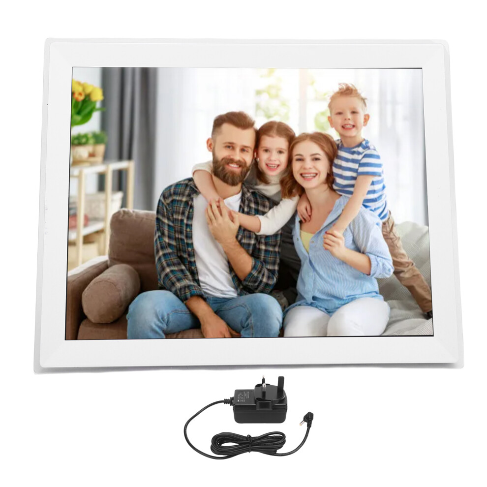(Uk Plug) 15 Inch Wifi Digital Frame 32Gb Hd Touchscreen Auto Rotate 643505177626