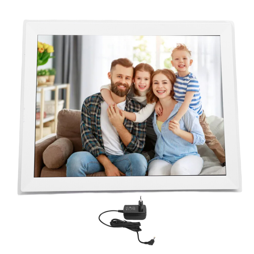 (Eu Plug) 15 Inch Wifi Digital Frame 32Gb Hd Touchscreen Auto Rotate 643505177688