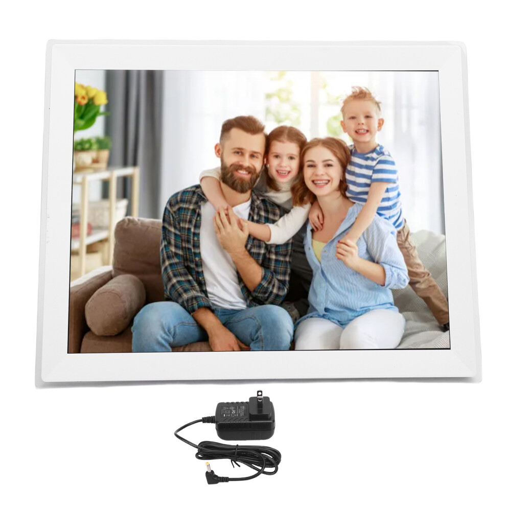 (Us Plug) 15 Inch Wifi Digital Frame 32Gb Hd Touchscreen Auto Rotate 643505177619
