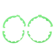 (Green) Propeller Bumper Guards for Flip Drone TPU Anti Collision Orange
