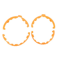 (Orange) Propeller Bumper Guards for Flip Drone TPU Anti Collision Orange