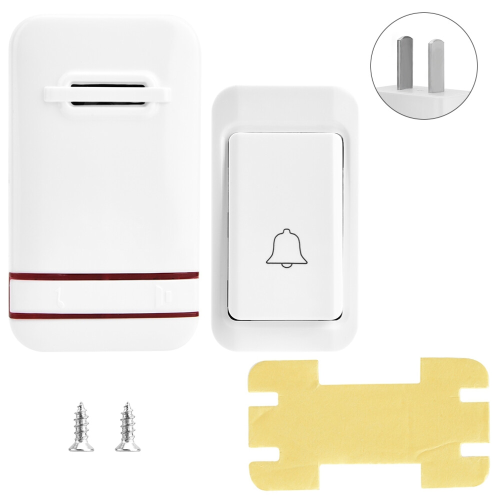 Self Generation Smart Wireless Doorbell Waterproof Kit 38 Ringtones 604725167132