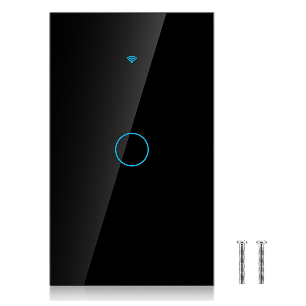 Wifi Touch Screen Switch Single Circle For Google 1ÂWay Ac (Black ) 604725165985