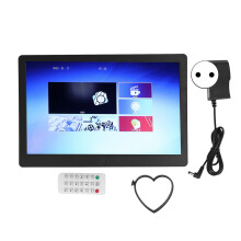 (EU Plug) 13 Inch HD Digital Photo Frame 1280x800P Video Player Remote AU