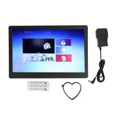 (US Plug) 13 Inch HD Digital Photo Frame 1280x800P Video Player Remote AU