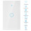 WiFi Touch Screen Switch Single Circle Alexa Google 1-Way AC White 4