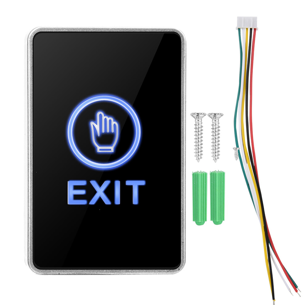 Touch Sensor Panel No Nc Com Exit Led Access Control Switch 604725114341