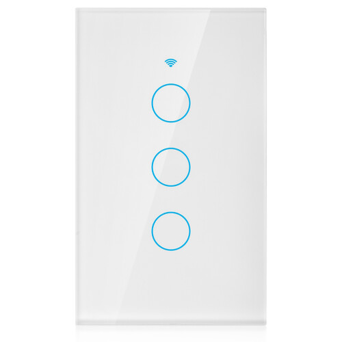 WLAN-Touch-Schalter 3-fach AC 90 (Weiß) 1